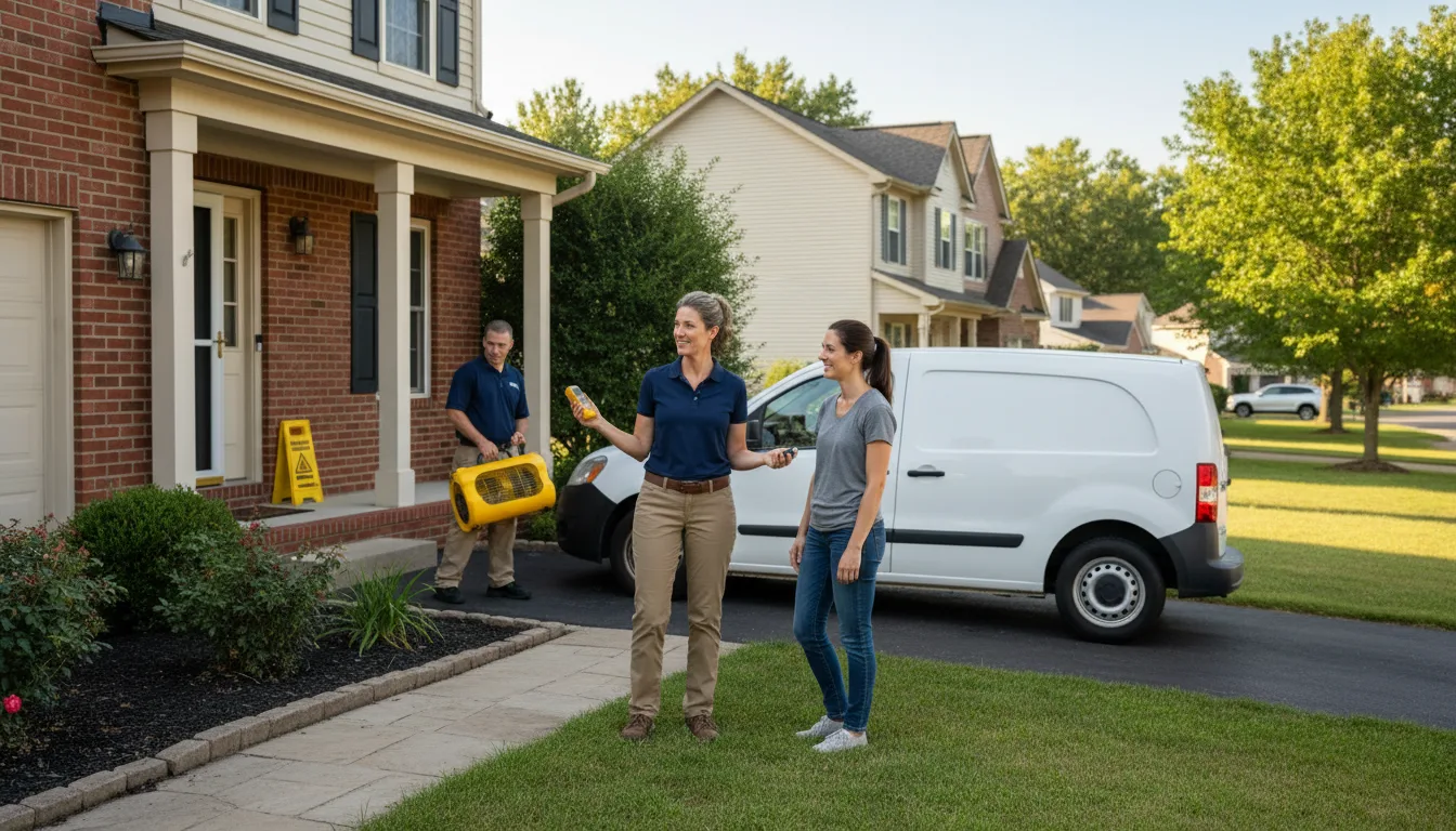 Water restoration image for Dehumidification And Cleanup Services in Ahmeek, MI